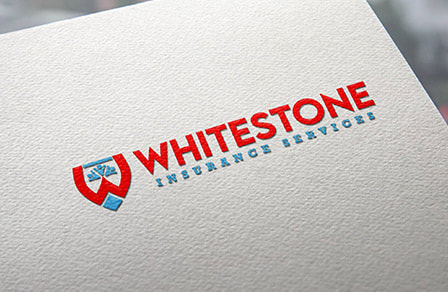 Whitestone Insurance Services LLC logo printed on a paper